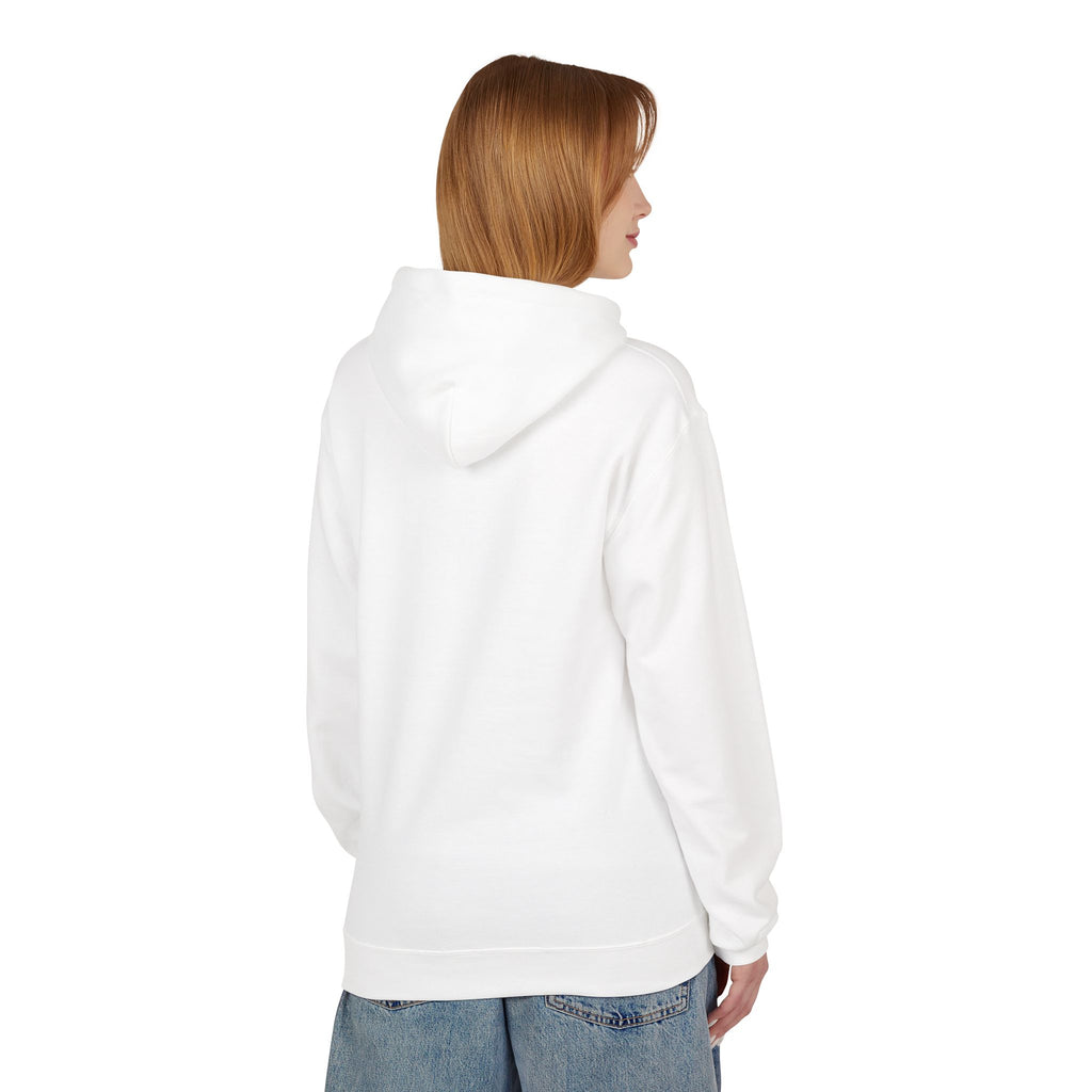 Hoodie — Peace Love Polar Plungers Graphic Pullover (Leopard & Hearts)