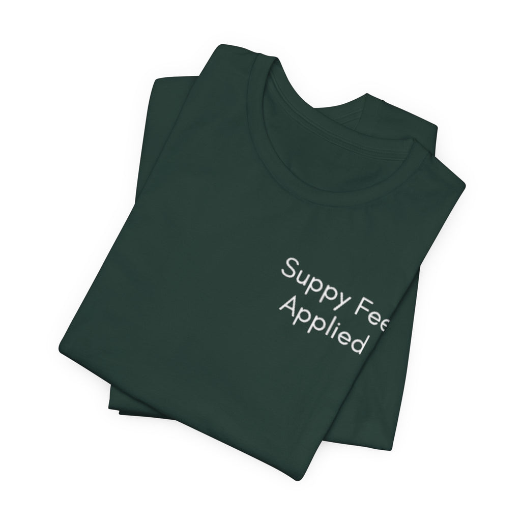 T-Shirt — "Supply Fee Applied" Minimalist Graphic Tee
