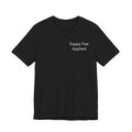 T-Shirt — "Supply Fee Applied" Minimalist Graphic Tee